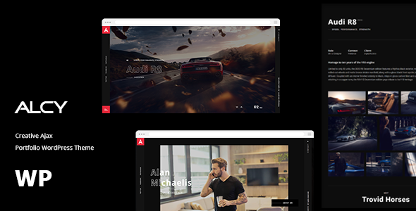 Alcy -Creative Ajax Portfolio WordPress Theme Logo
